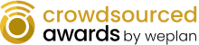 Crowdsourced awards logo